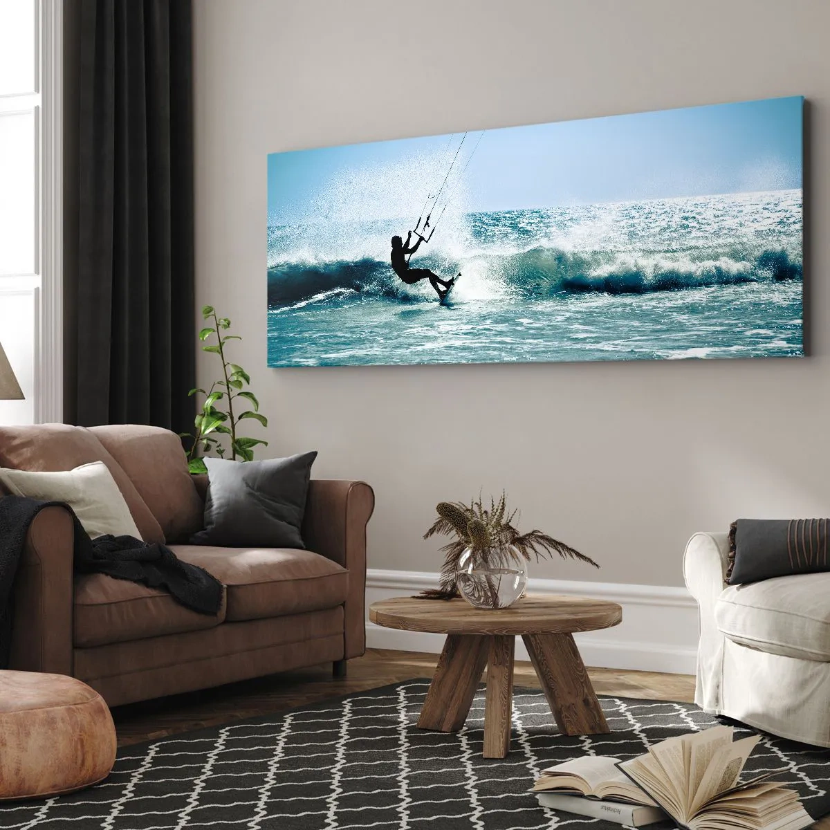 Impression sur toile - Image sur toile - On se laisse emporter - 100x40 cm