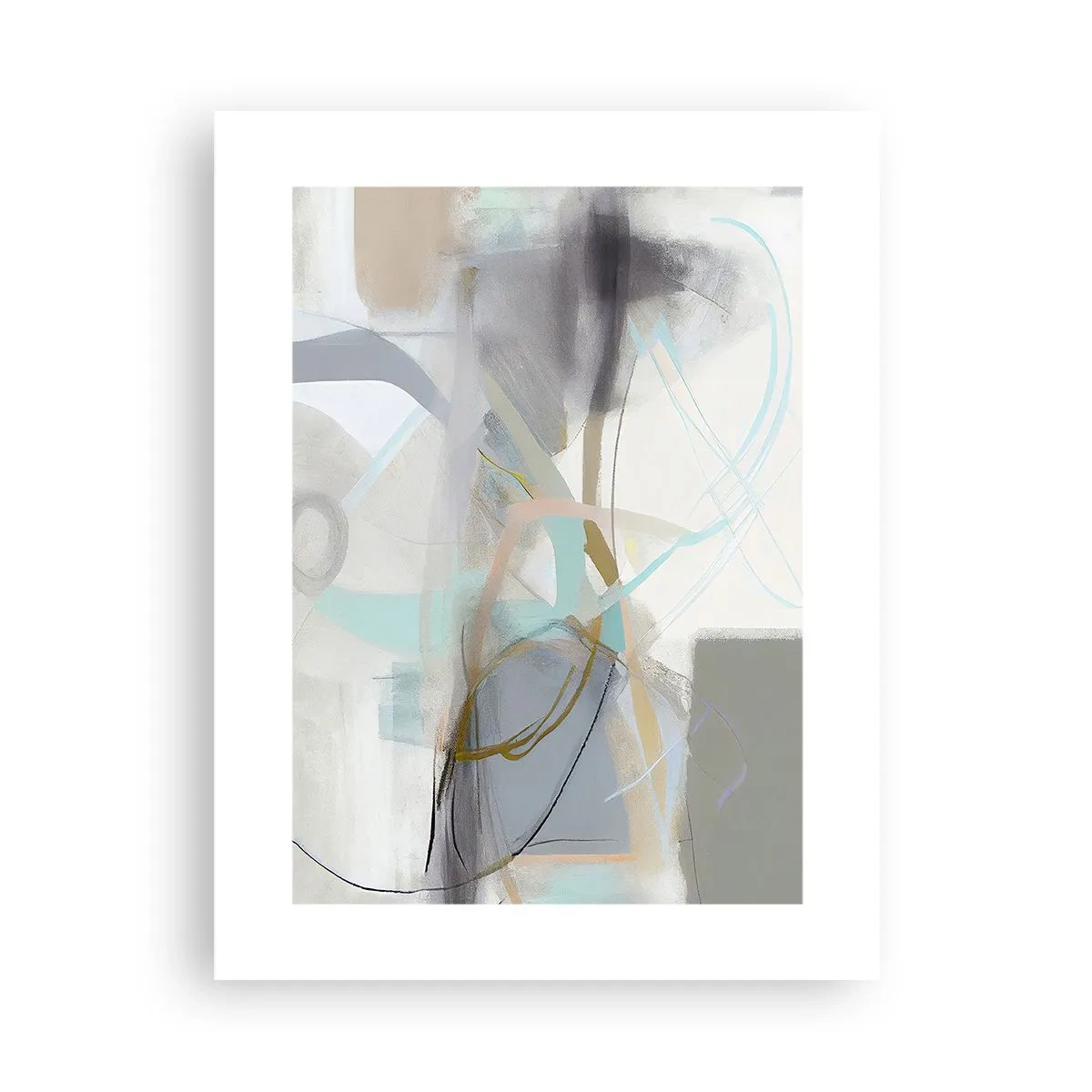 Affiche - Poster - Abstraction brumeuse - 30x40 cm