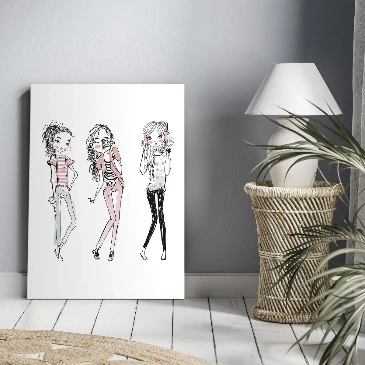 Impression sur toile - Image sur toile - On va s'amuser - 45x80 cm