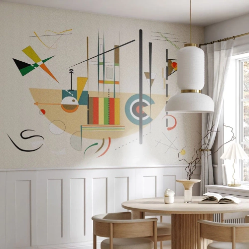 Papier Peint Photo Standard Eco - Et le monde s’amuse - Abstraction, Morceau, Formes - 150x105 cm