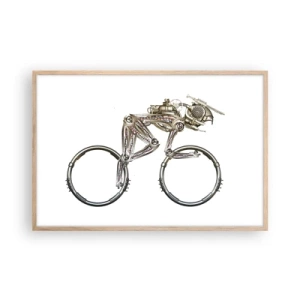 Affiche dans un chêne clair - Poster - Machine exceptionnelle - 91x61 cm