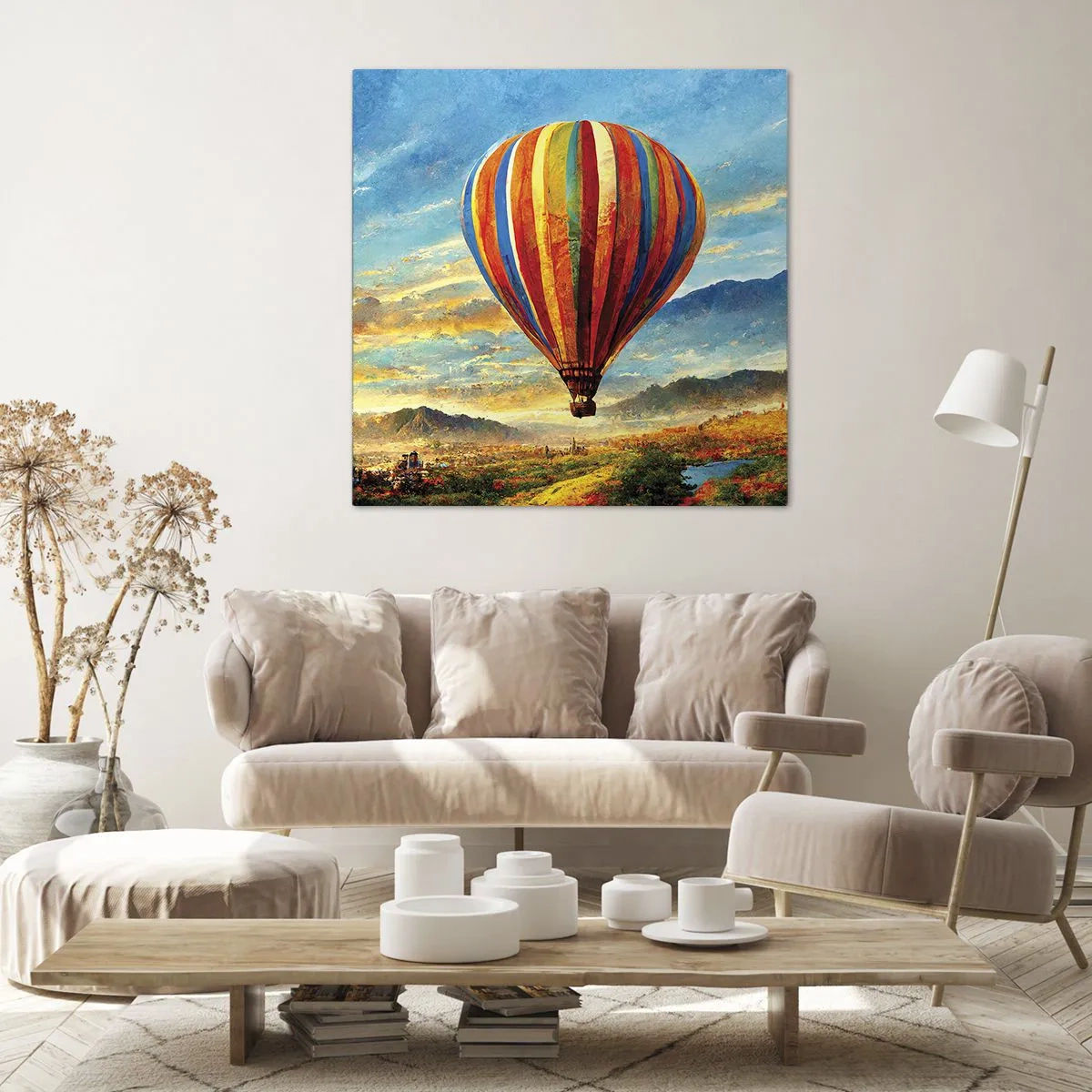 Impression sur toile - Image sur toile - Dans le silence on voit mieux - 70x70 cm