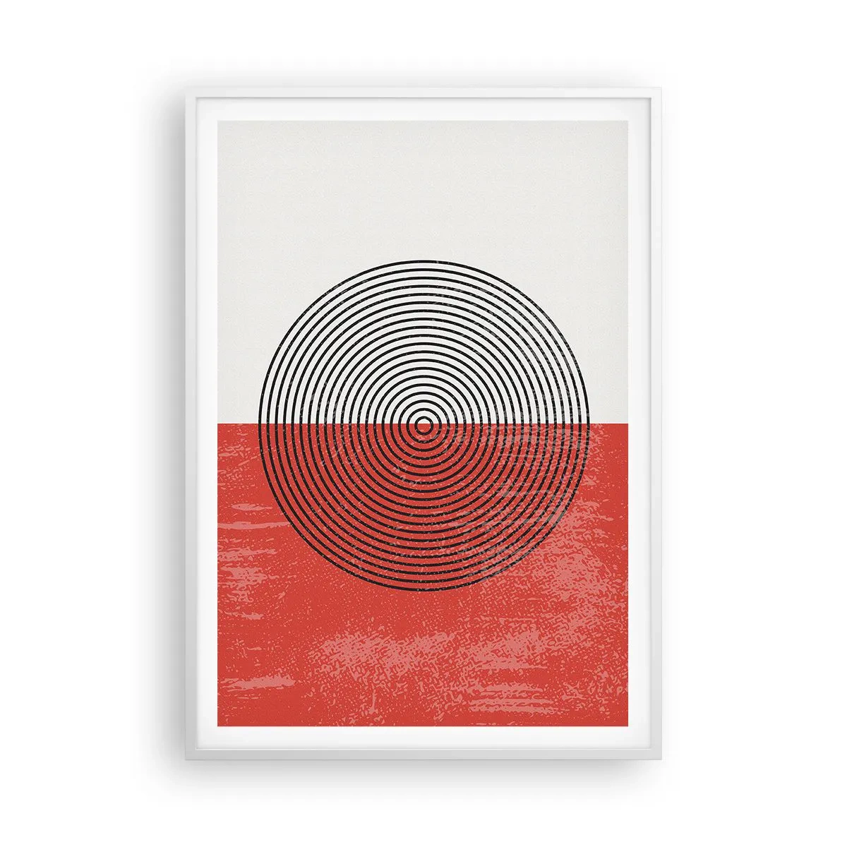 Affiche dans un cadre blanc - Poster - Dans le mille - 70x100 cm