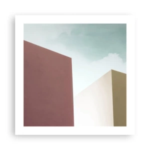 Affiche - Poster - La géométrie d'un été ensoleillé - 50x50 cm