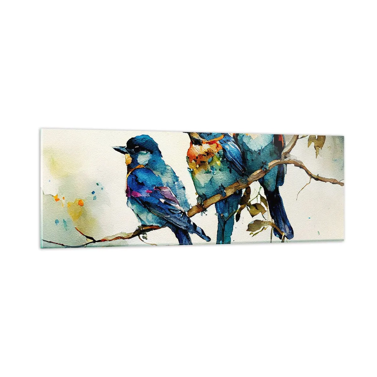 Impression sur verre - Image sur verre - A-t-il été offensé ? - 90x30 cm