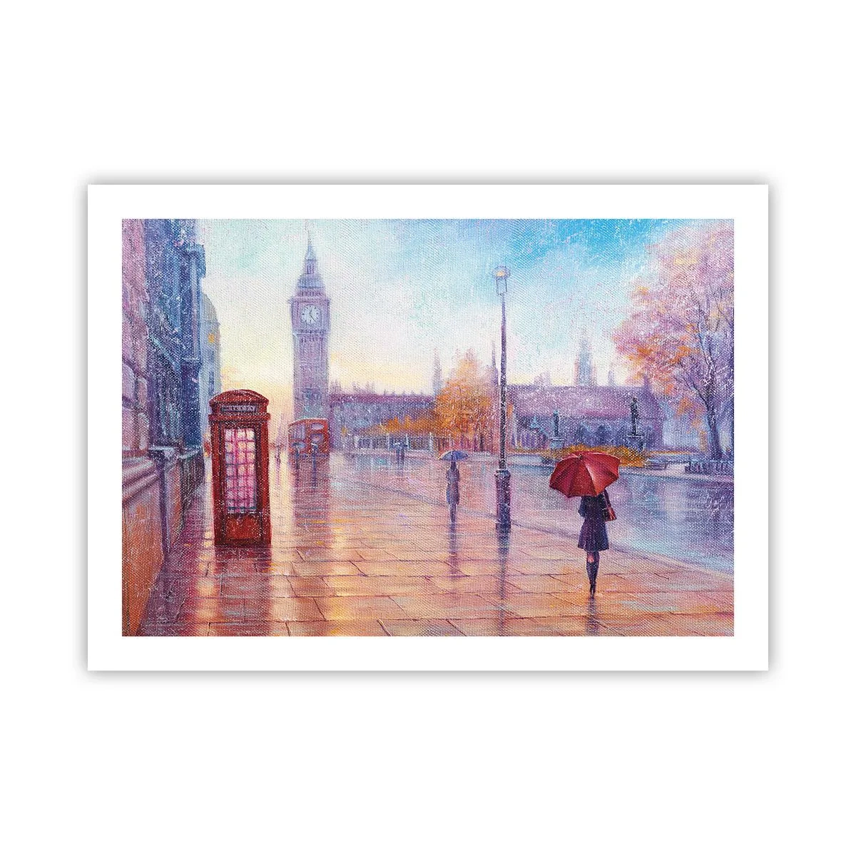 Affiche - Poster - Jour automnal londonien - 70x50 cm