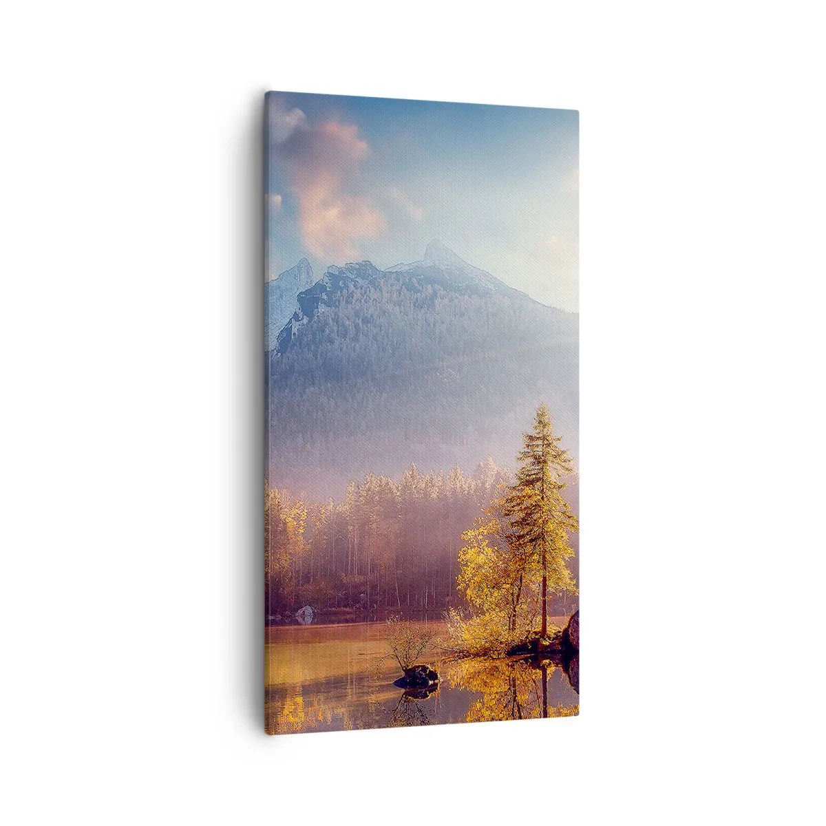 Impression sur toile - Image sur toile - Dans les montagnes et les vallées - 55x100 cm