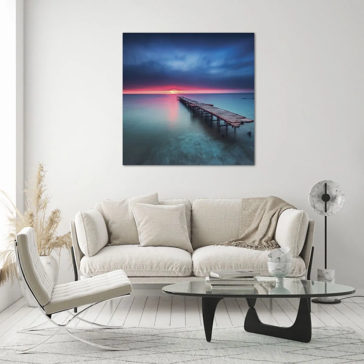 Impression sur verre - Image sur verre - Entre le ciel et la terre - 40x40 cm