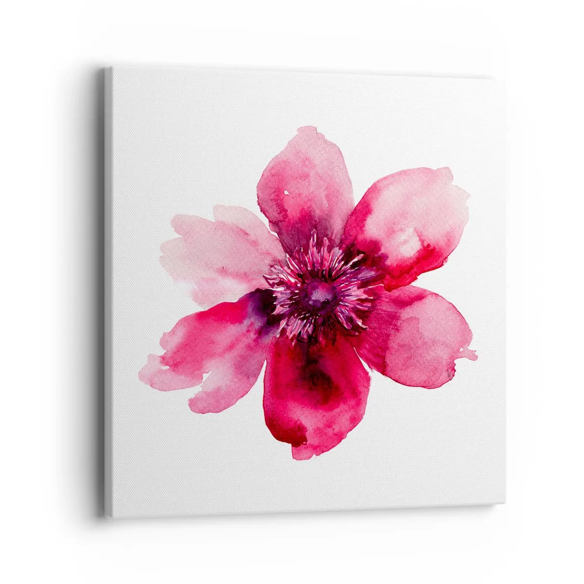 Impression sur toile - Image sur toile - Un baiser parfumé au carmin - 40x40 cm