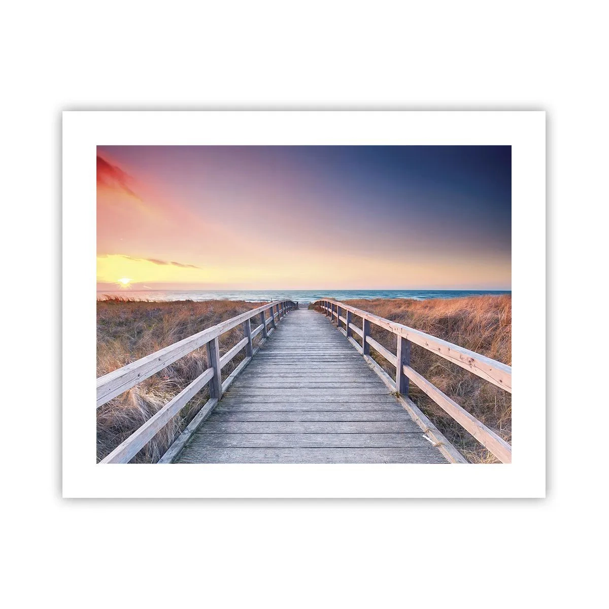 Affiche - Poster - Aurore baltique du soir - 50x40 cm