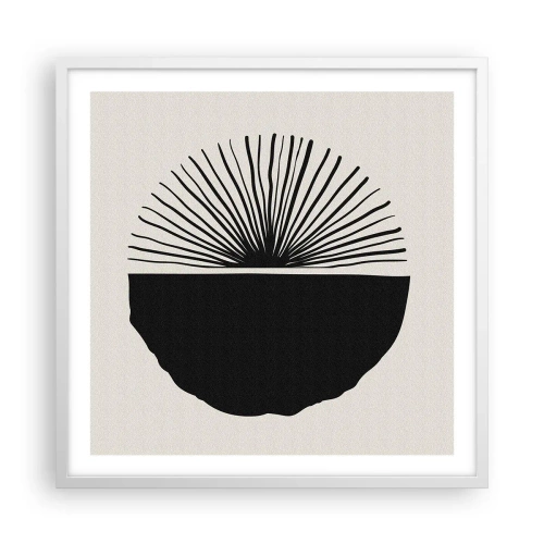 Affiche dans un cadre blanc - Poster - Une gamme de possibilités - 60x60 cm