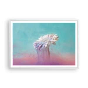 Affiche dans un cadre blanc - Poster - Le monde souterrain des fleurs - 100x70 cm