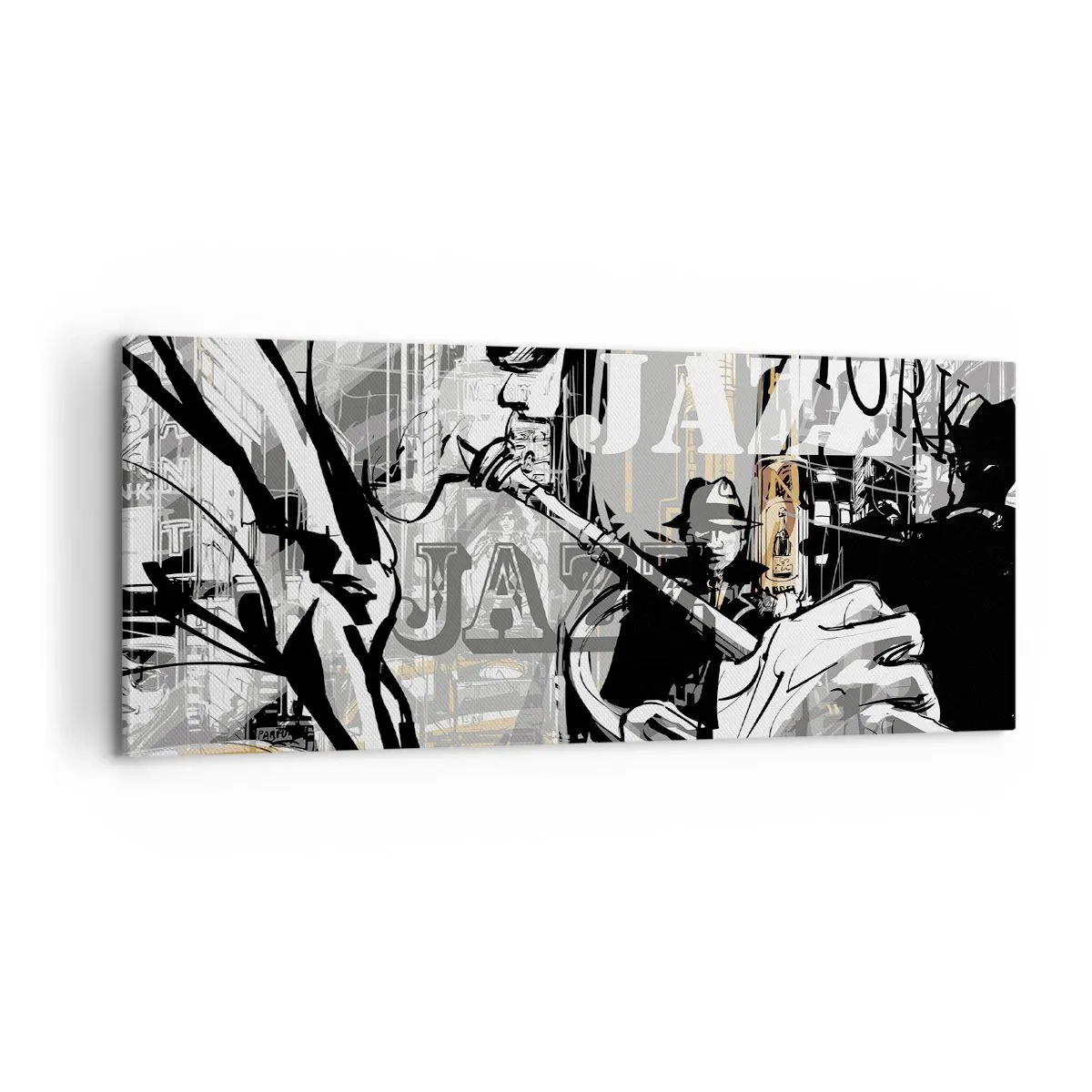 Impression sur toile - Image sur toile - Au rythme de New York - 100x40 cm