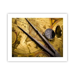 Affiche - Poster - Où sont ces trésors? - 50x40 cm