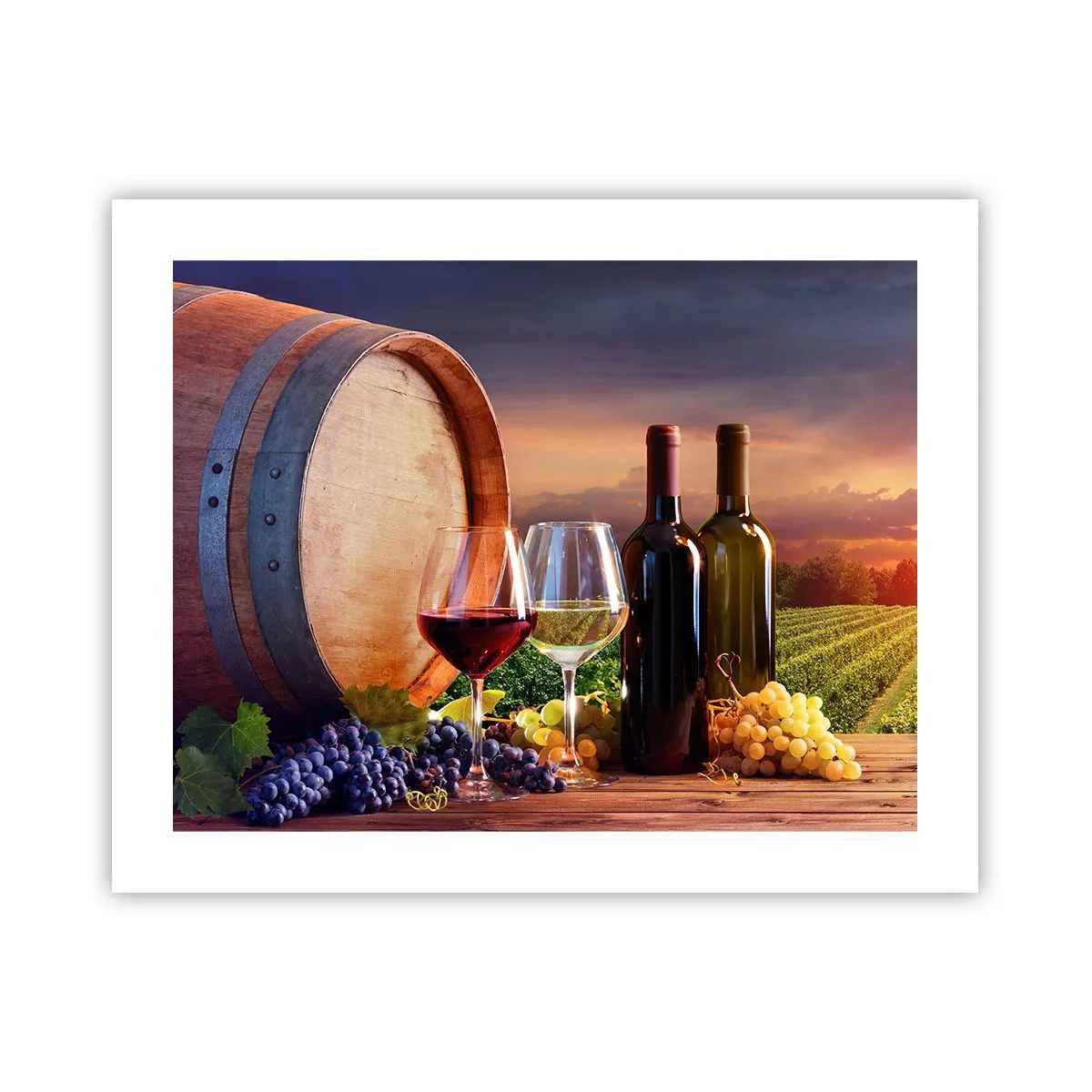 Affiche - Poster - Ici la vie a du goût - 50x40 cm