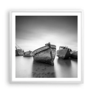 Affiche dans un cadre blanc - Poster - Cùest déjà un souvenir... - 60x60 cm