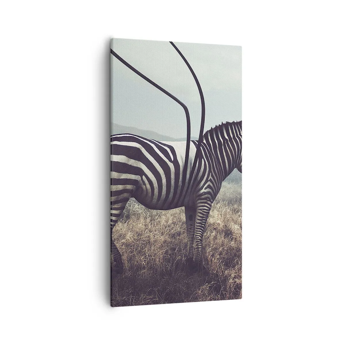 Impression sur toile - Image sur toile - Attention! Malfaçon - 55x100 cm