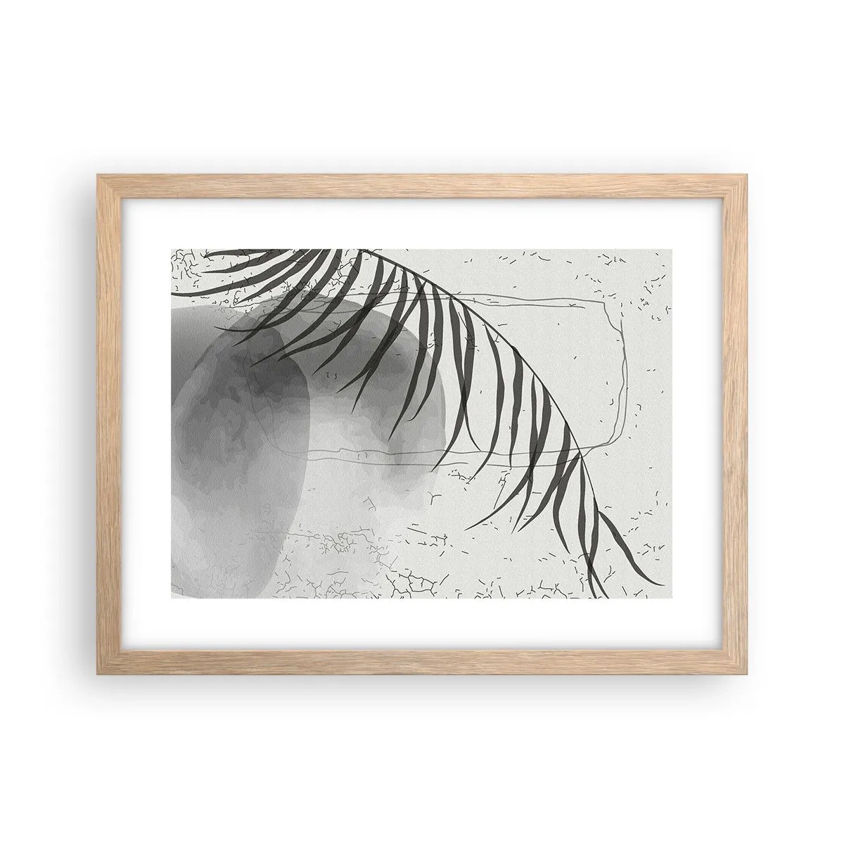 Affiche dans un chêne clair - Poster - L'exotisme subtil de la nature - 40x30 cm