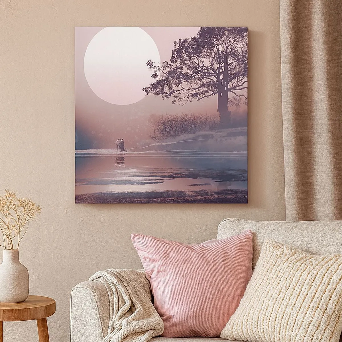 Impression sur toile - Image sur toile - Merveilles de la nuit - 30x30 cm