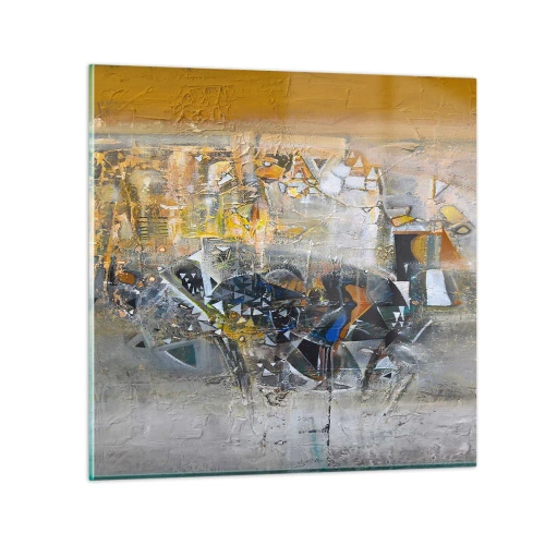 Impression sur verre - Image sur verre - Tout se met en place - 70x70 cm
