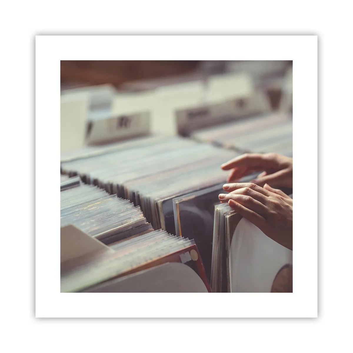 Affiche - Poster - A la recherche d'émotions - 40x40 cm