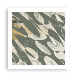 Affiche - Poster - Abstraction rythmique - 50x50 cm