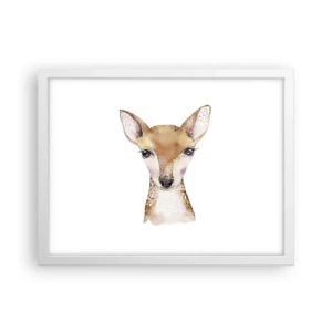 Affiche dans un cadre blanc - Poster - L'innocence de la nature - 40x30 cm