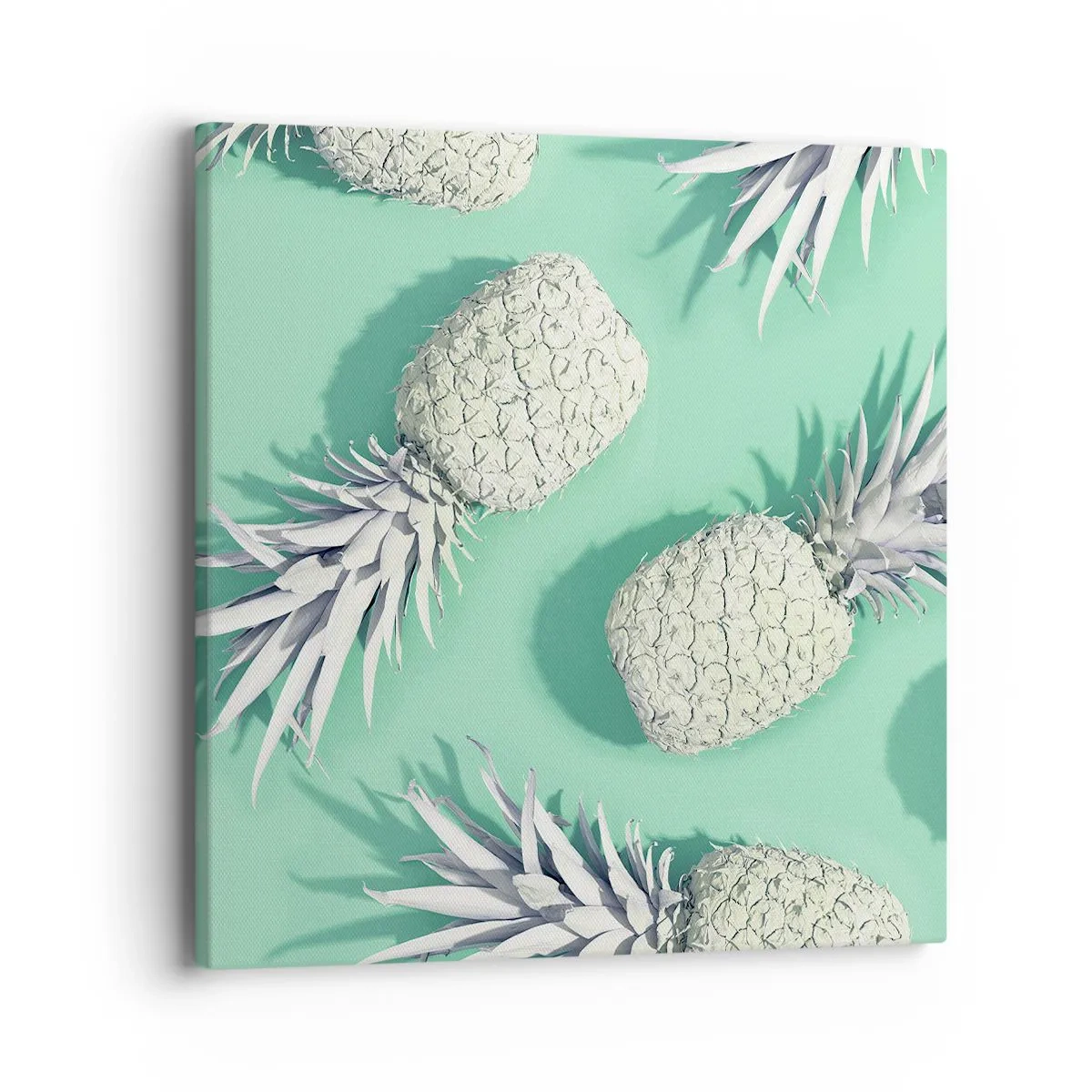 Impression sur toile - Image sur toile - Ils se combinent très bien avec la menthe - 40x40 cm