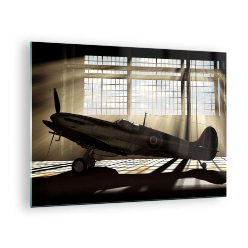 Impression sur verre - Image sur verre - Le repos du guerrier - 70x50cm - Le repos du guerrier - Décoration murale moderne pour le salon et la chambre ARTTOR