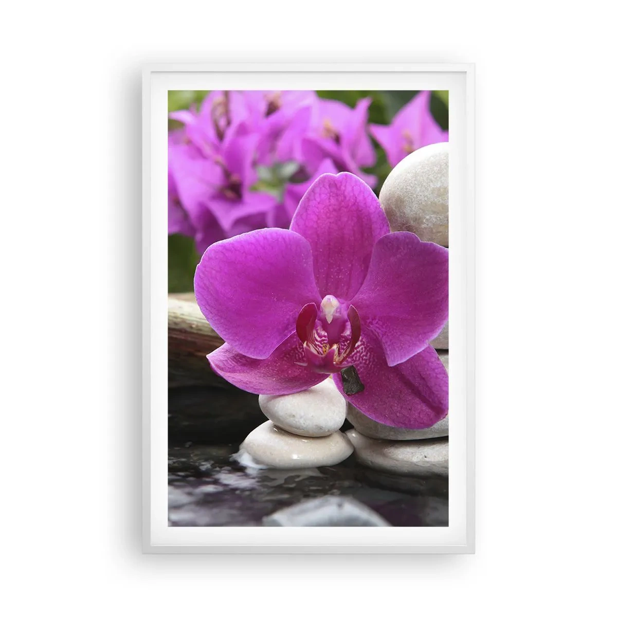 Affiche dans un cadre blanc - Poster - Tu te reposes déjà - 61x91 cm