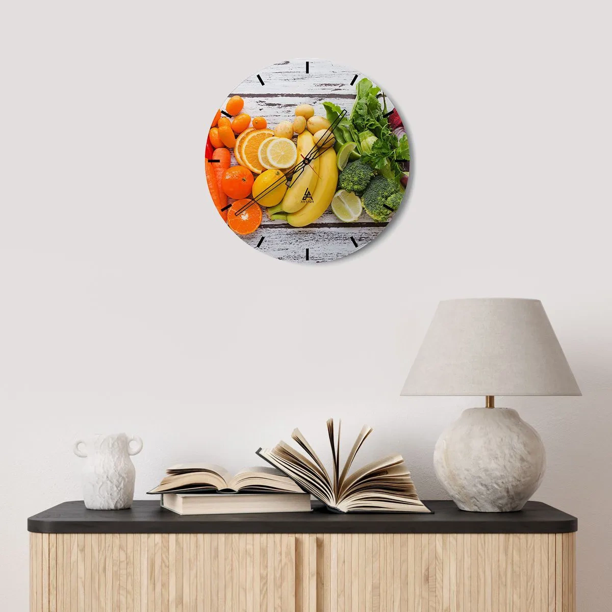 Horloge murale - Pendule murale - Ce n'est pas suffisant? - 40x40 cm