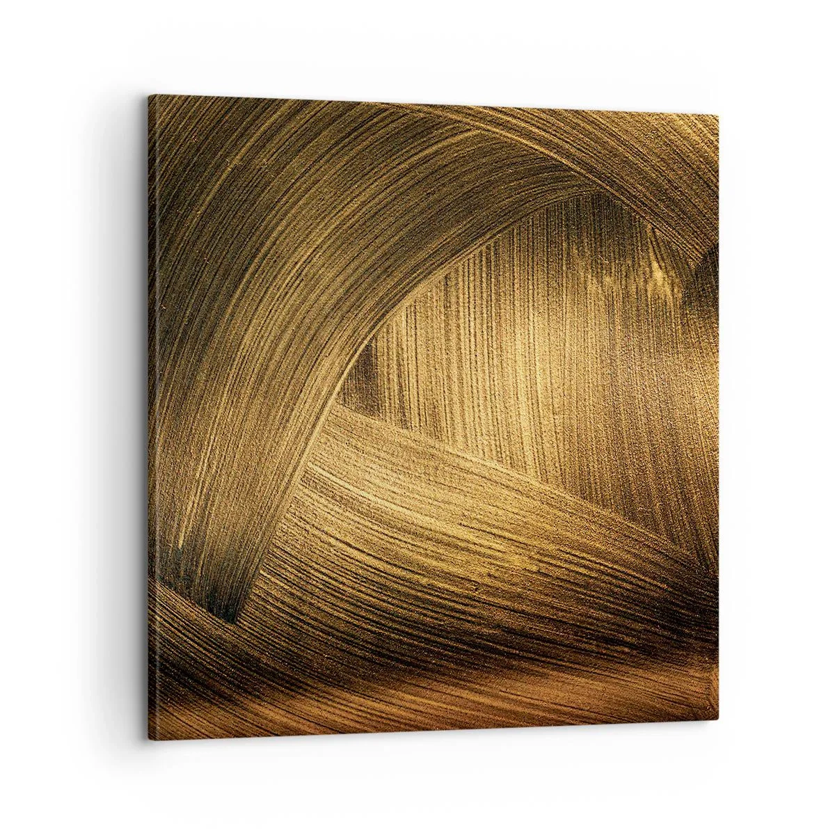 Impression sur toile - Image sur toile - Dans un labyrinthe en or - 60x60 cm