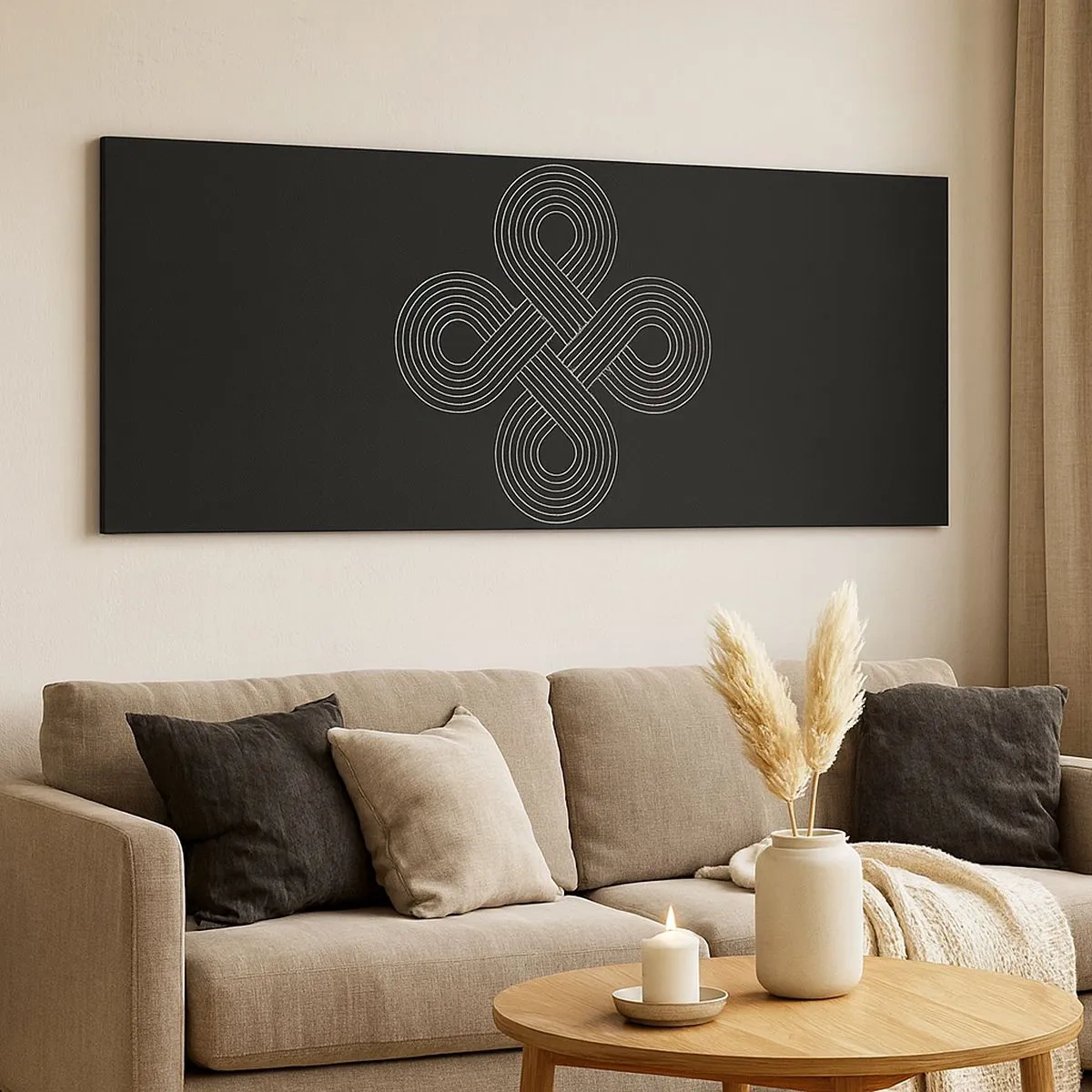 Impression sur toile - Image sur toile - Dans l'âme celtique - 100x40 cm