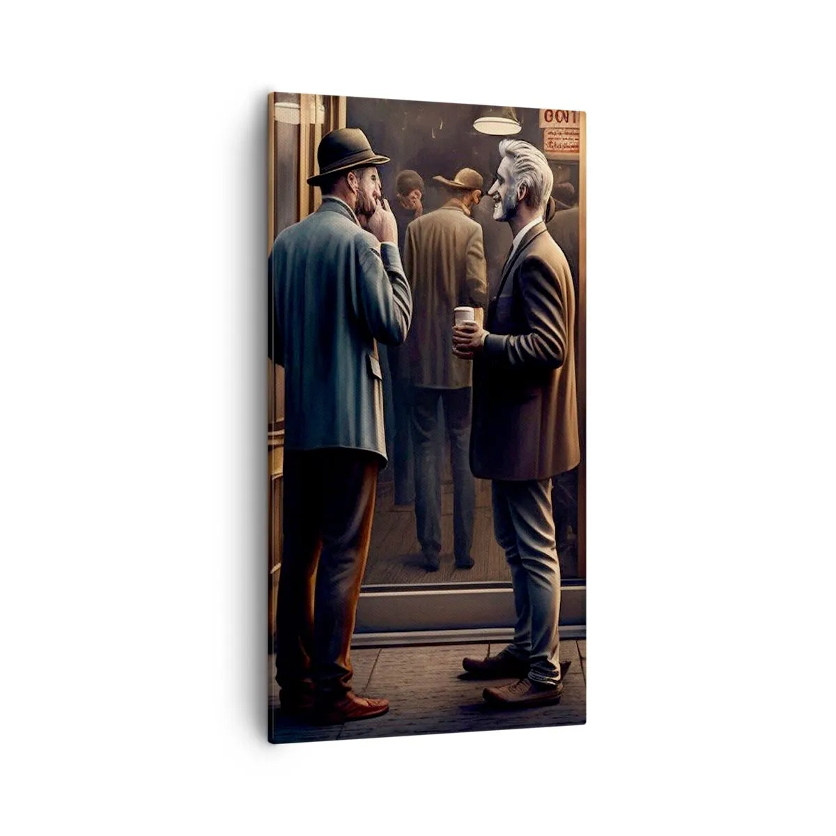 Impression sur toile - Image sur toile - Bon moment de la journée - 55x100 cm