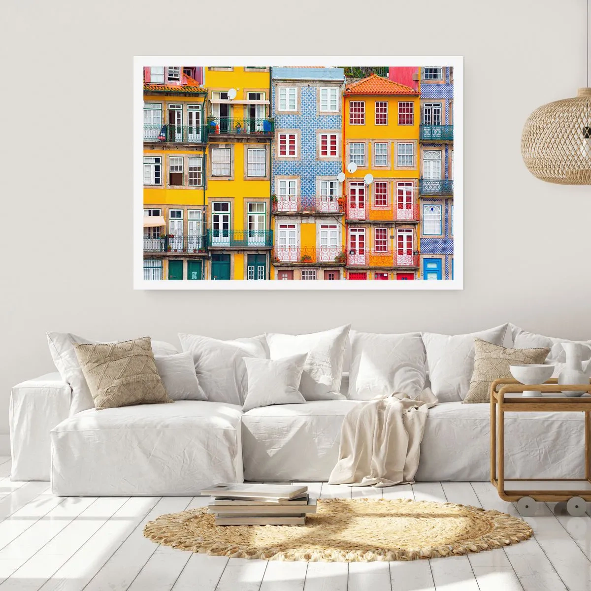 Affiche - Poster - Couleurs de vieille ville - 40x30 cm