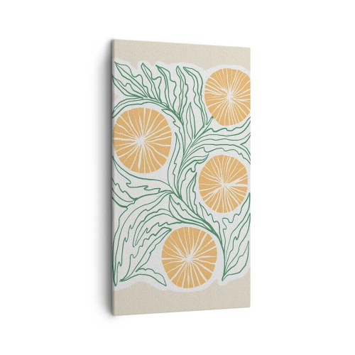 Impression sur toile - Image sur toile - Ethnique avec une pointe d'abstraction - 45x80 cm