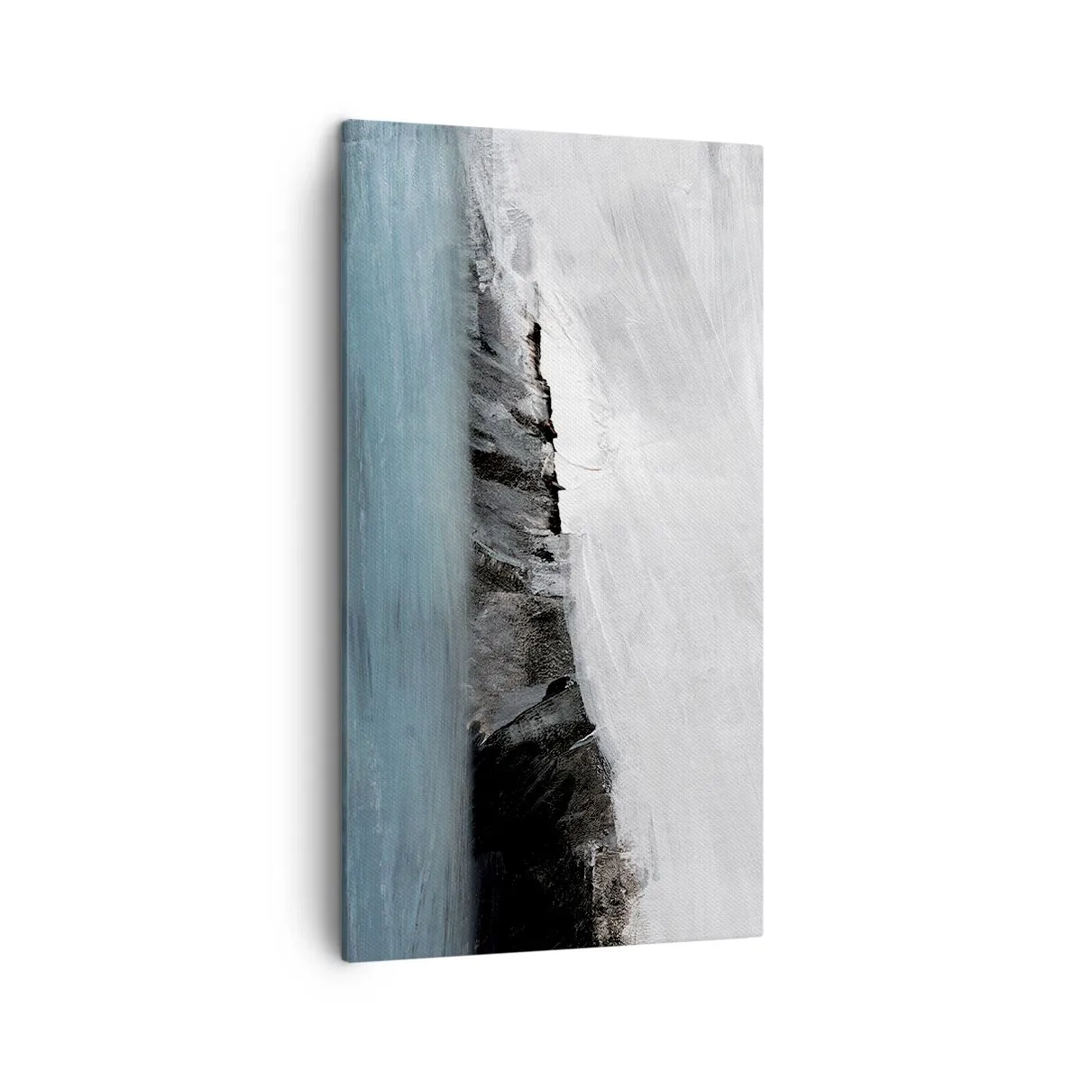 Impression sur toile - Image sur toile - Eau – terre : choc des éléments - 45x80 cm
