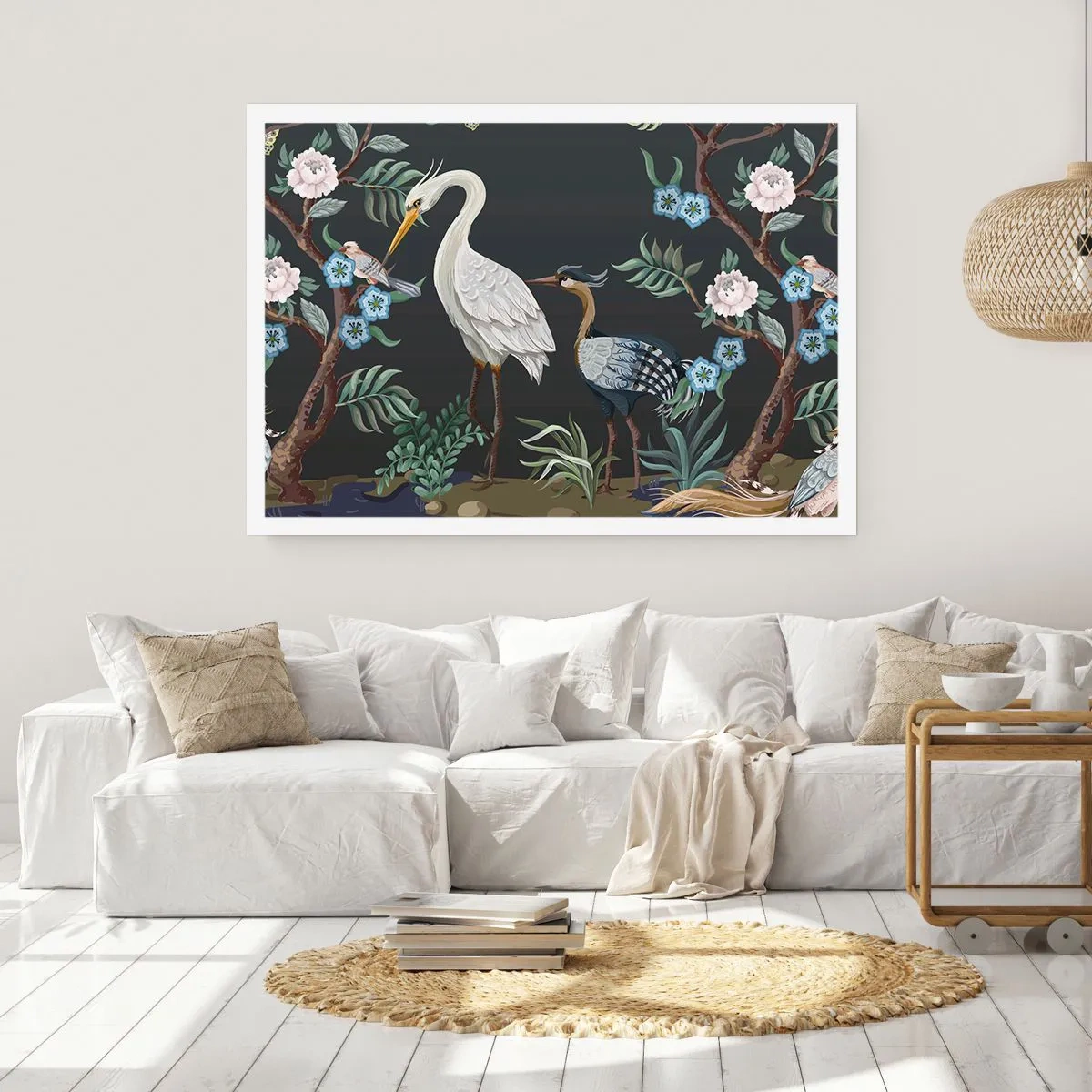 Affiche - Poster - Parade d'oiseaux - 70x50 cm