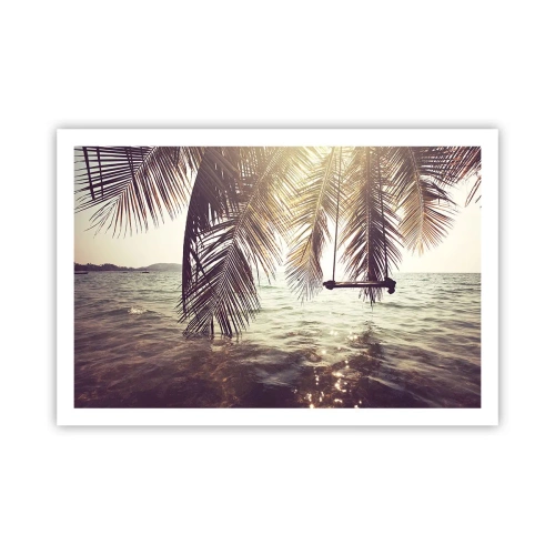 Affiche - Poster - Vous pouvez vous balancer dans les nuages ​​à volonté - 91x61 cm