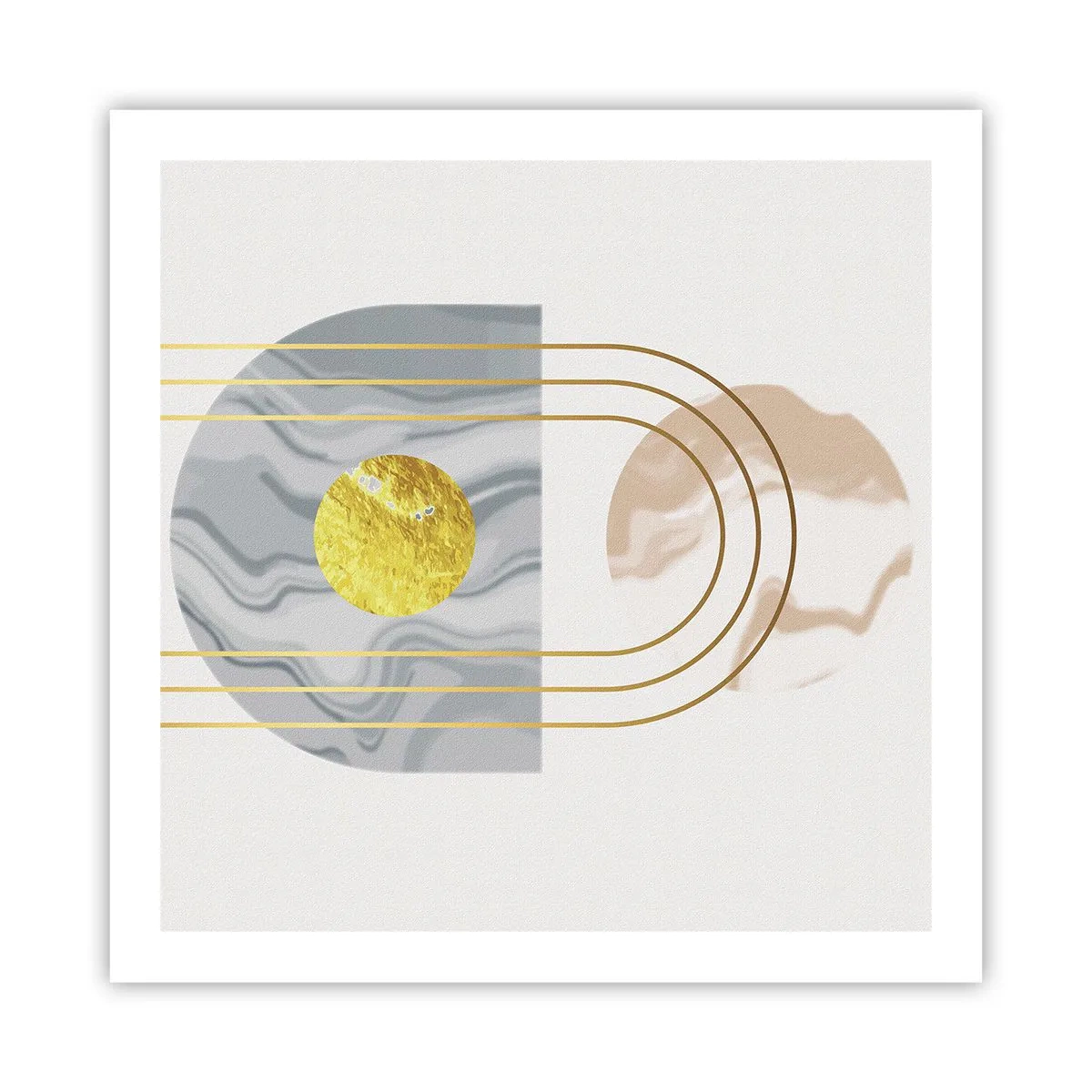 Affiche - Poster - Clareté et brillance - 60x60 cm