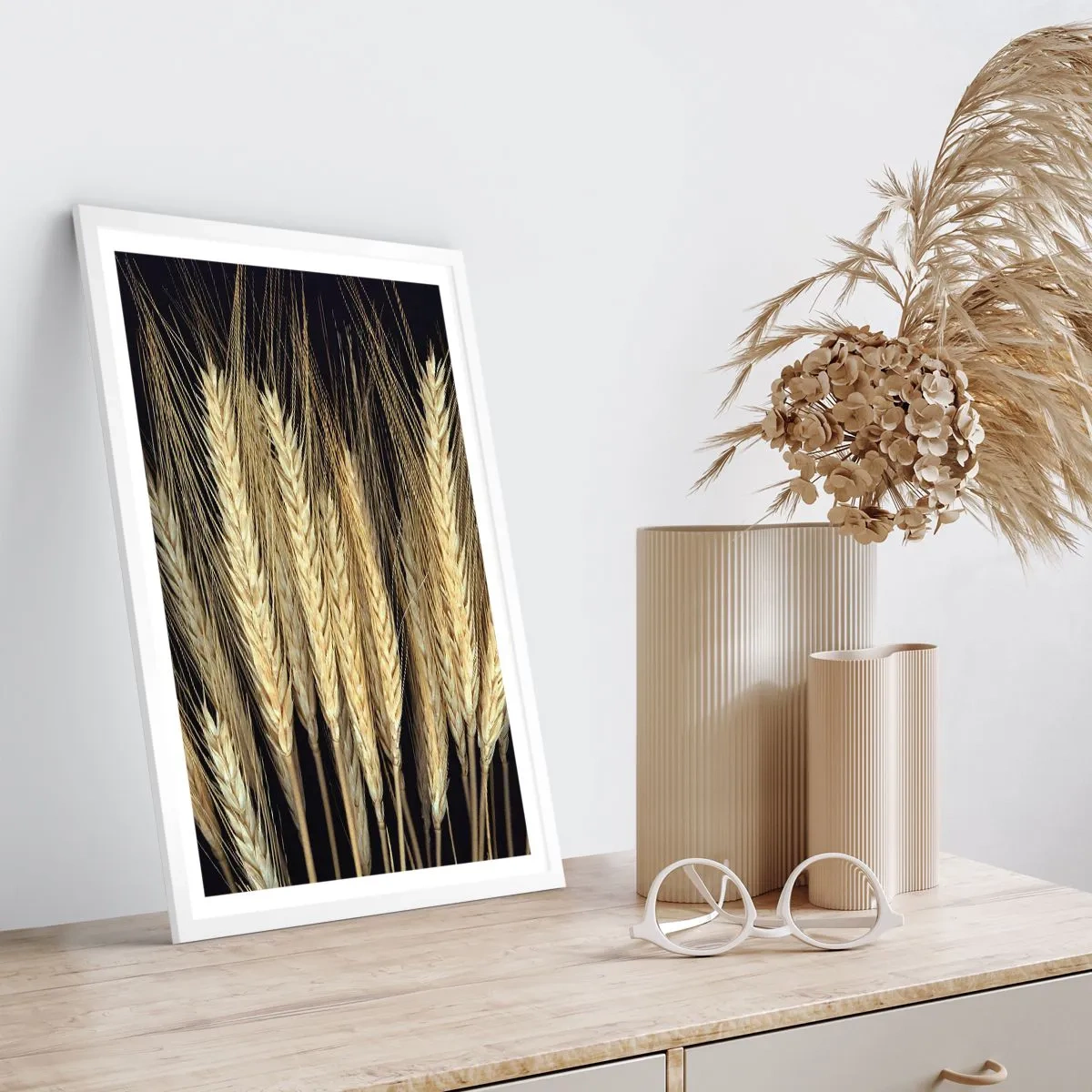 Affiche dans un cadre blanc - Poster - Magie rustique - 40x50 cm