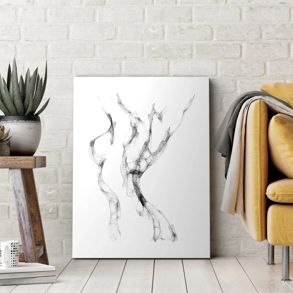 Impression sur toile - Image sur toile - Belle et forte - 55x100 cm