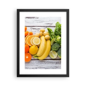 Affiche dans un cadre noir - Poster - Ce n'est pas suffisant? - 30x40 cm