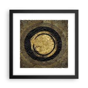 Affiche dans un cadre noir - Poster - Composition glamour - 30x30 cm