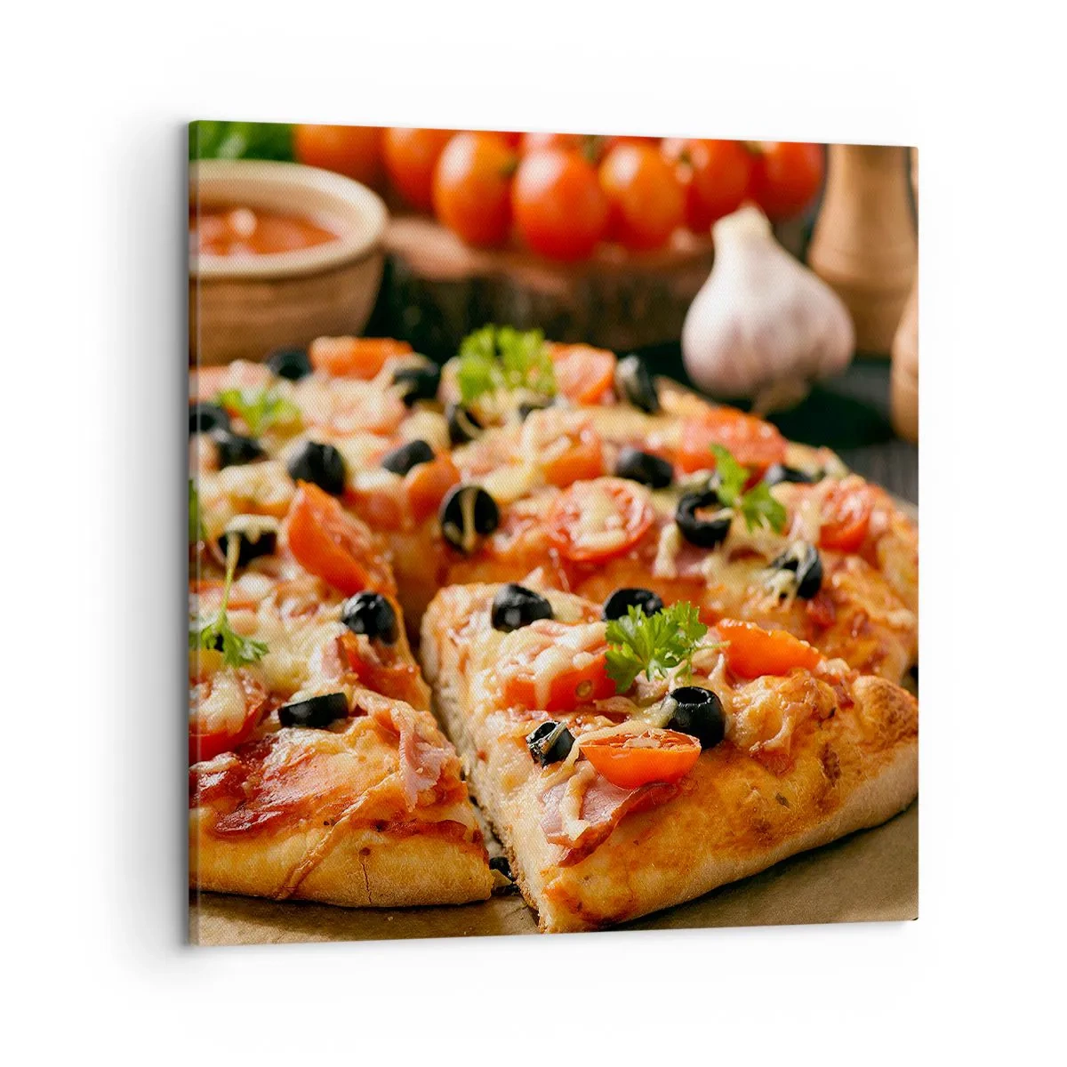 Impression sur toile - Image sur toile - Tu t'en es encore tiré - 50x50 cm