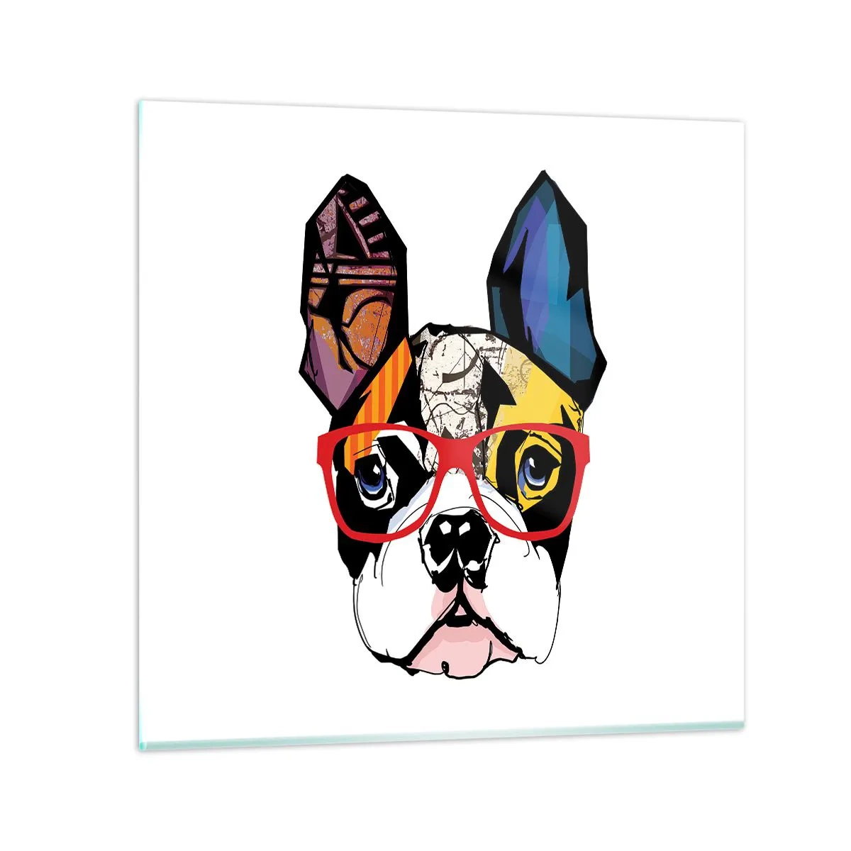 Impression sur verre - Image sur verre - Intellectuel - 50x50 cm