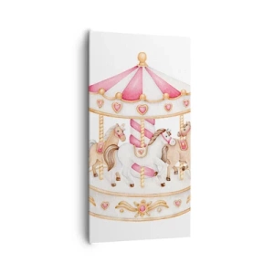 Impression sur toile - Image sur toile - Le doux monde de l'enfance - 65x120 cm