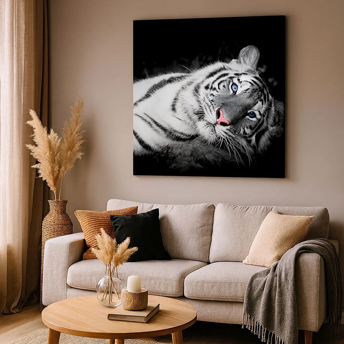 Impression sur toile - Image sur toile - Sauvagerie et paix - 30x30 cm