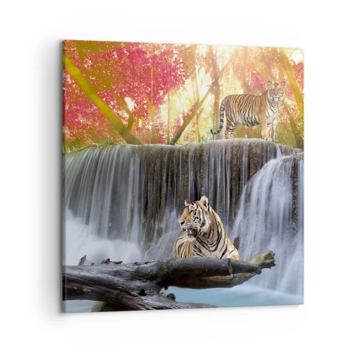 Impression sur toile - Image sur toile - Paysage surréaliste - 50x50 cm