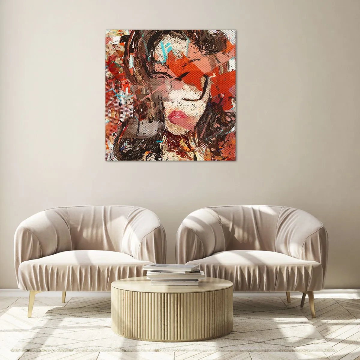 Impression sur verre - Image sur verre - Personne ne sait ce que tu es vraiment - 30x30 cm